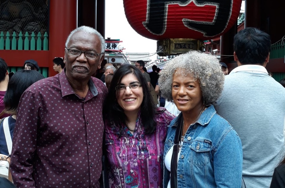 Robert Taylor, Ruhan Nagra, and Lydia Gerard in Tokyo