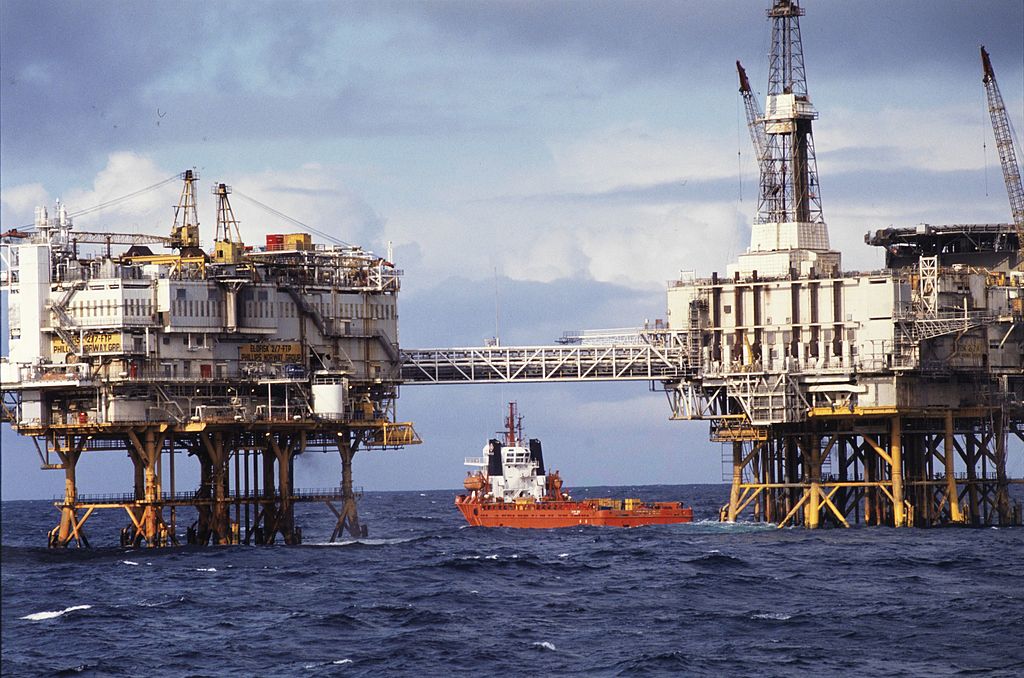 ConocoPhillips oil platform in the North Sea off Norway