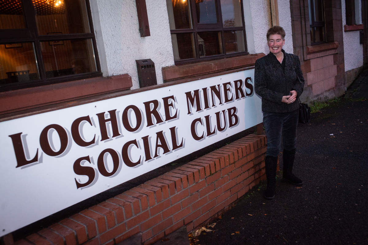 Cllr Mary Lockhart, Lochore Miners Social Club