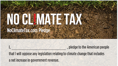 No Climate Tax Pledge