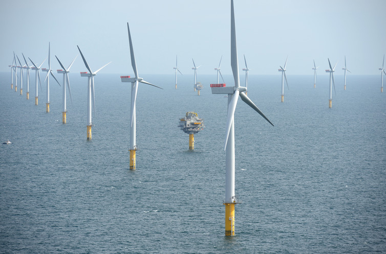 Offshore wind turbines: The EU leads the world in offshore wind … by far. 