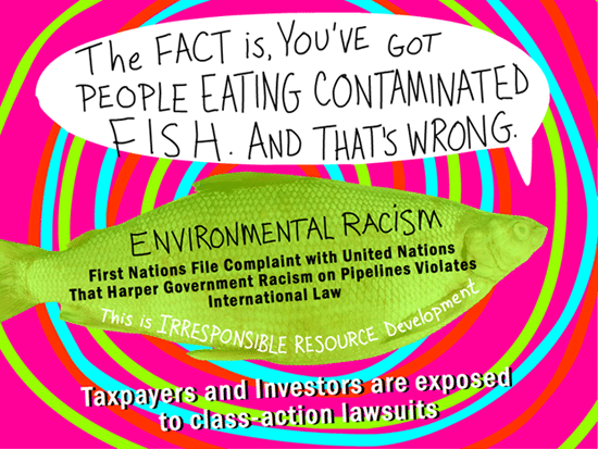 The fact is, you’ve got people who are eating contaminated fish. And that’s wrong; photo-illustration by Franke James