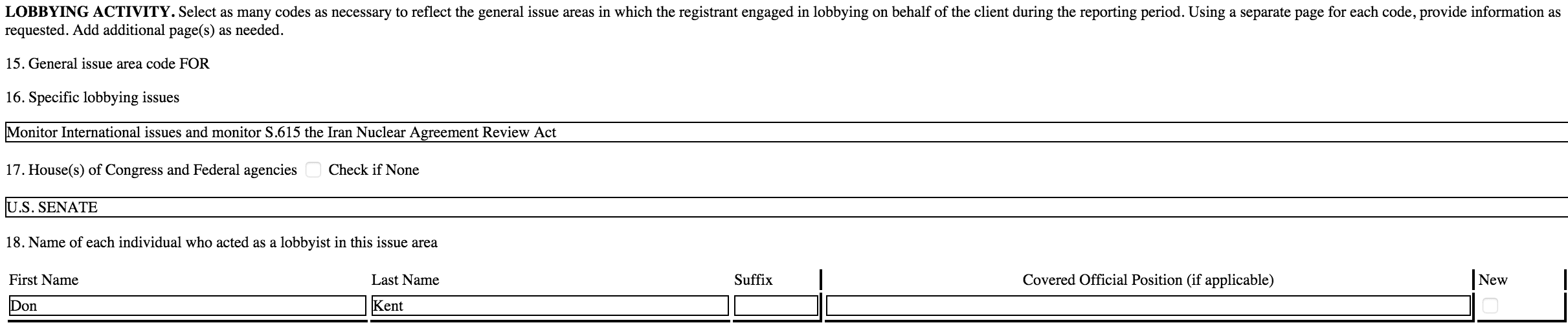 ExxonMobil Iran Oil