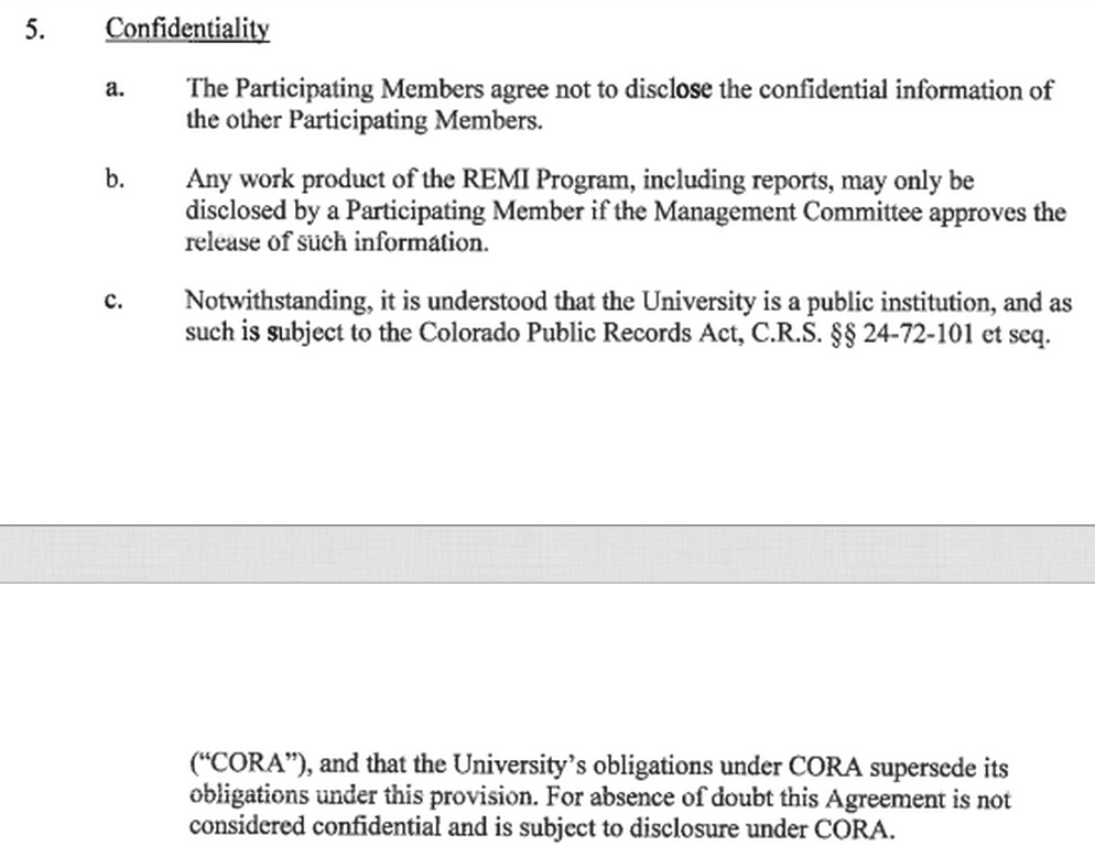 University of Colorado Frackademia MOU