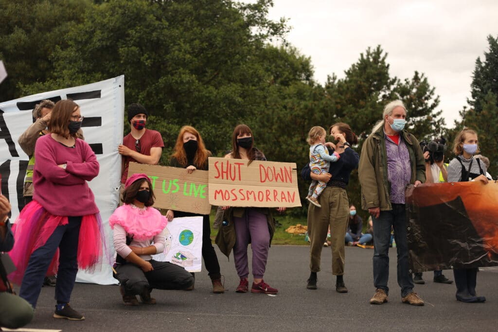 photo of Protestors Gather to Highlight Social Justice and Environmental ‘Crime Scene’ at Mossmorran Petrochemical Complex image