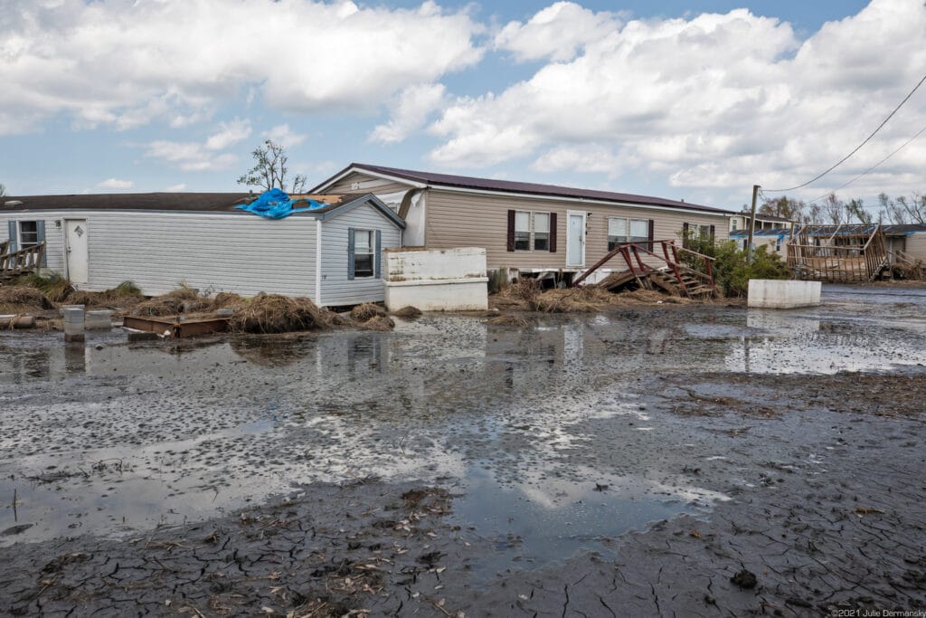 photo of 10 Days After Hurricane Ida, Historic Black Louisiana Town Contends With Scattered Coffins As Floodwaters Drain from the… image