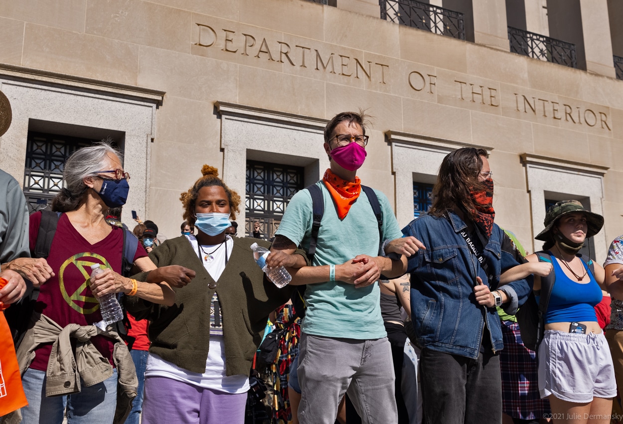 Raising Pressure on Biden, Dozens of Indigenous Activists Occupy Bureau ...