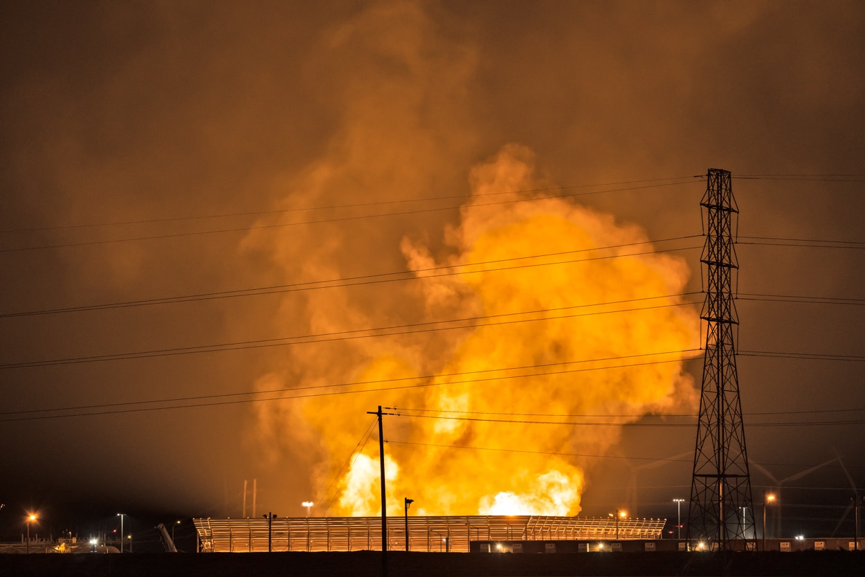Ground Flare at Mammoth New Exxon SABIC Plastics Plant Likened to