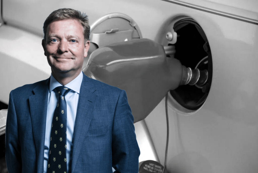 Craig Mackinlay and petrol