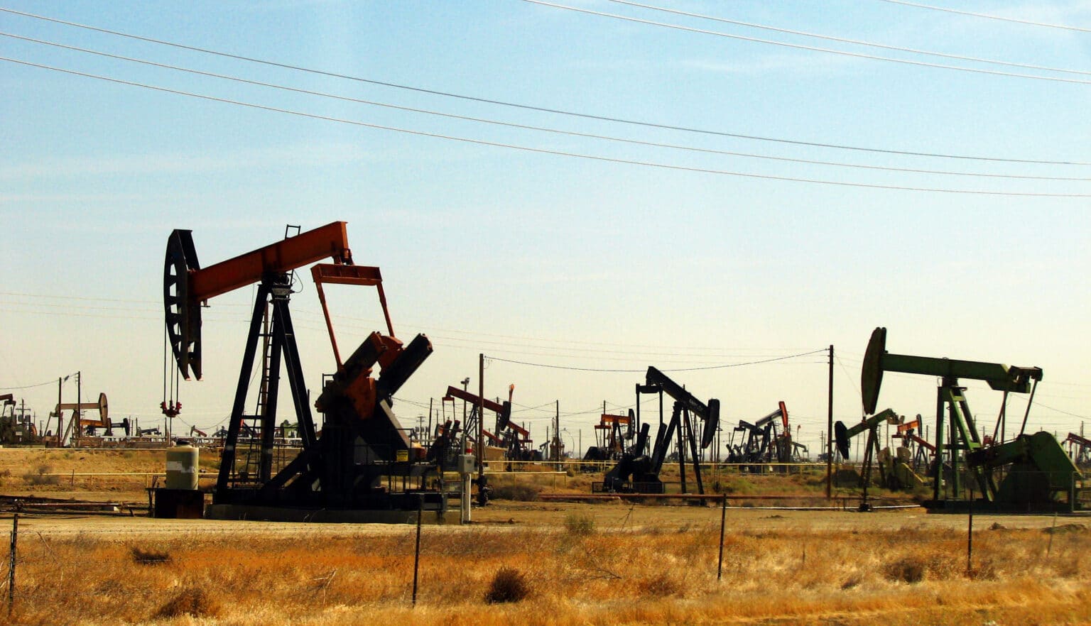 Pump jacks in California