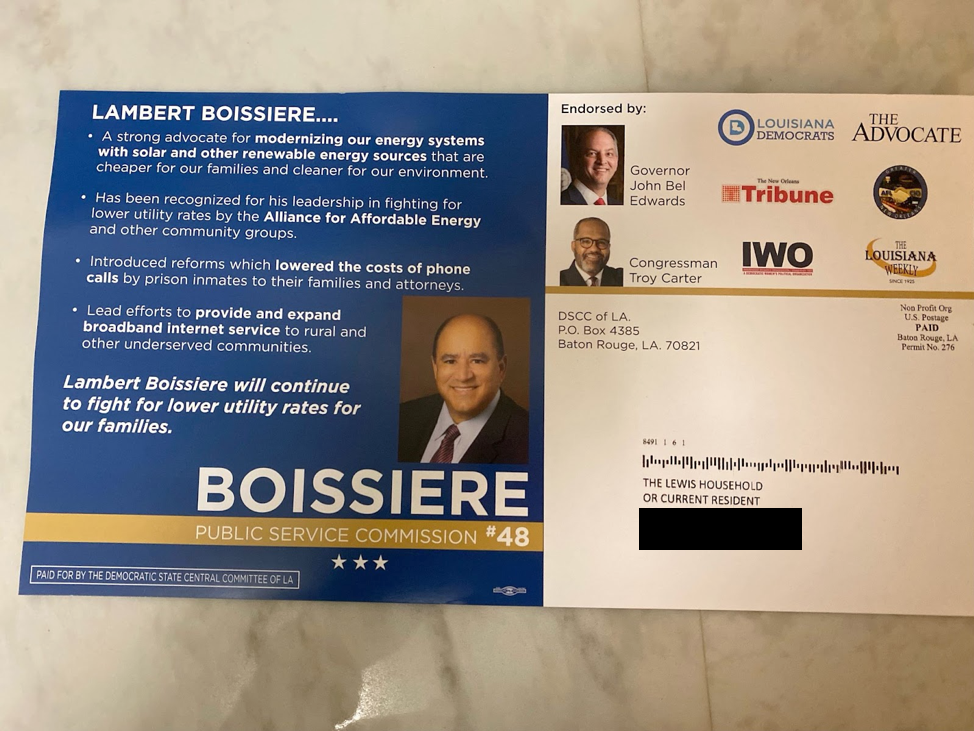 photo of Louisiana Democratic Party ‘Funneled’ Utility Donations to Climate Candidate Challenger image