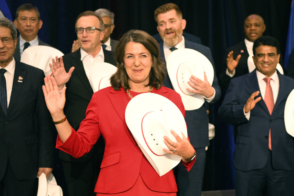 Alberta Premier Danielle Smith attends the 24th annual World Petroleum Congress