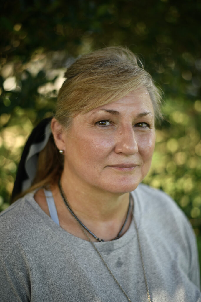 Houston, Texas: Carolyn Stone poses for a portrait at her home in the Channelview neighborhood of Houston, Texas on July 13, 2023.

PUBLIC HEALTH WATCH/ MARK FELIX