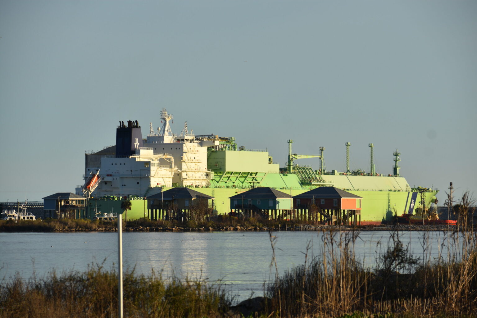 Venture Global's Calcasieu Pass LNG in Cameron Parish, Louisiana.