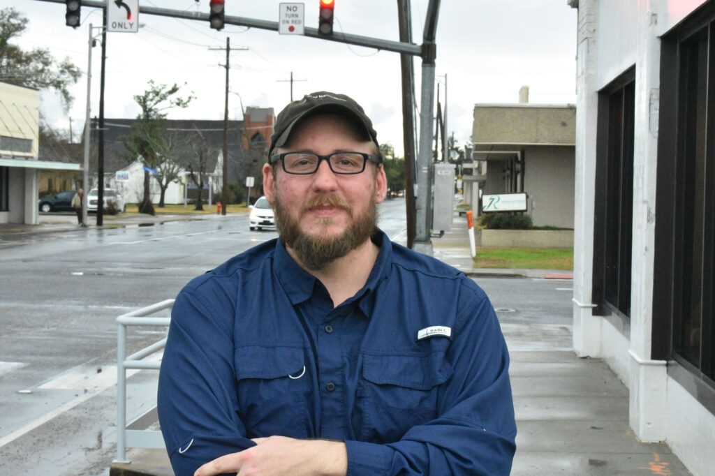 James Hiatt, a former oil refinery worker and founder of For a Better Bayou, a local NGO. 