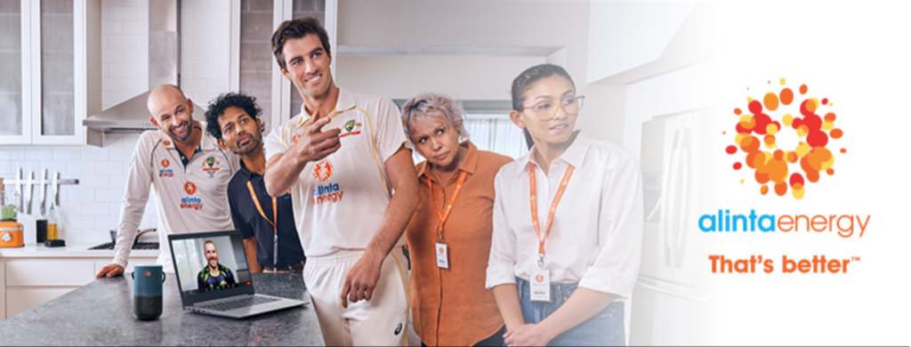 Dentsu Carat 2021 advert for Alinta Energy