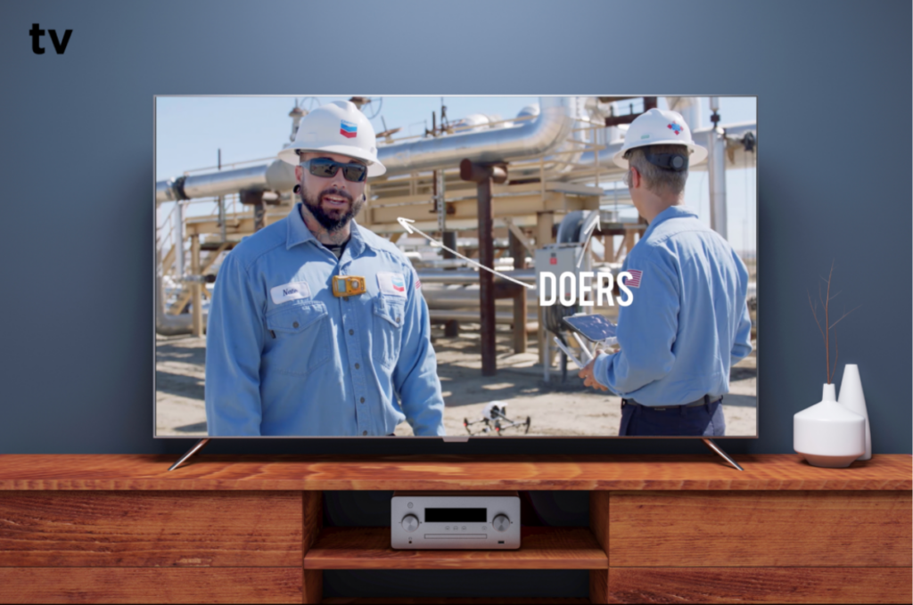 Dentsu McGarryBowen 2020 Doers advert for Chevron