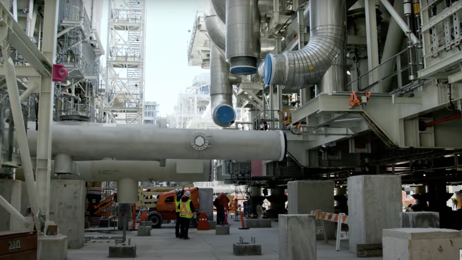 LNG Canada facility in Kitimat