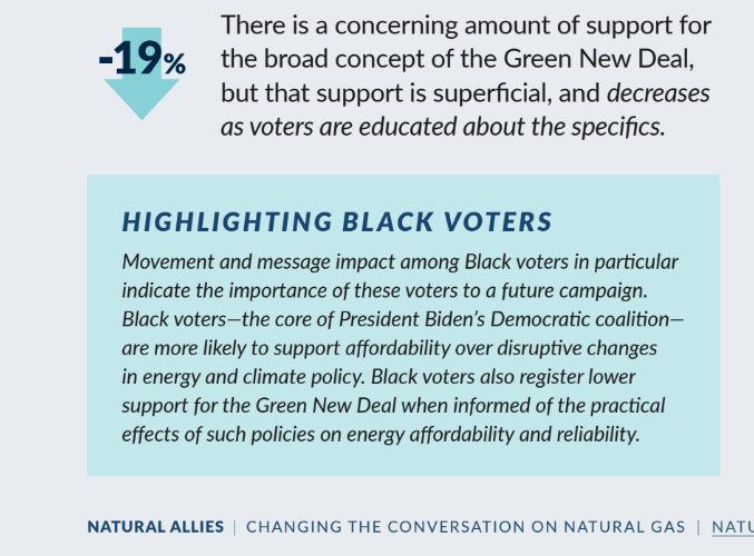 Natural Allies targeted Black voters.