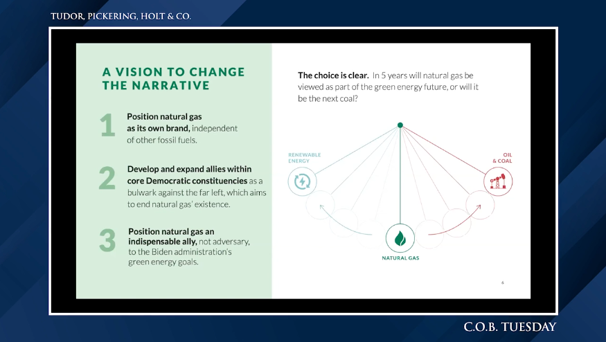 Mercury presented this slide A Vision To Change the Narrative