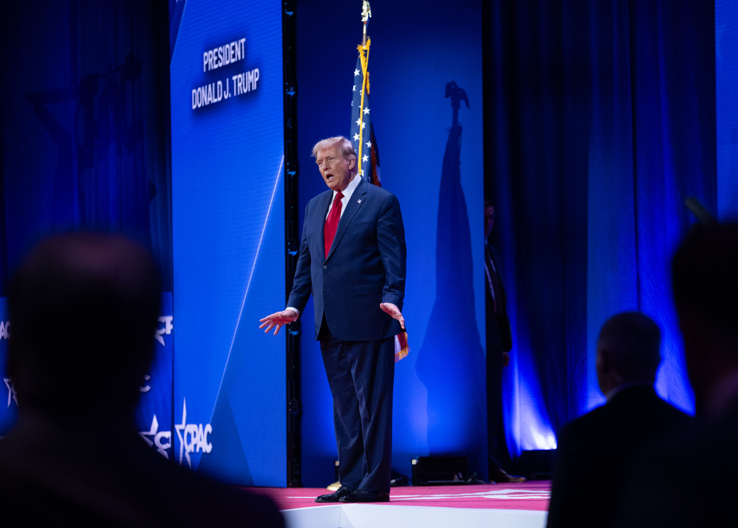 President Donald Trump at CPAC 2024