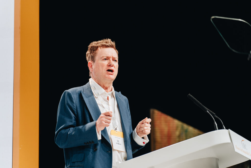 Paul Marshall on stage at ARC 2025.