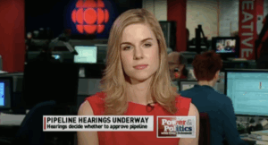 Kathryn Marshall appears on CBC's Power & Politics with Evan Solomon in 2012.