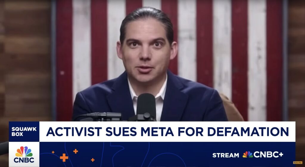 Influencer Robby Starbuck interviewed on CNBC