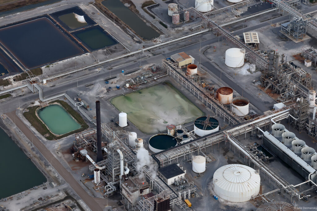 OxyChem industrial facilities in St. James Parish, Louisiana.