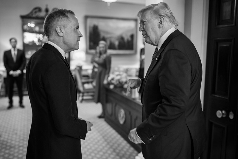 Prime Minister Mark Carney meeting with President Donald Trump in 2025.