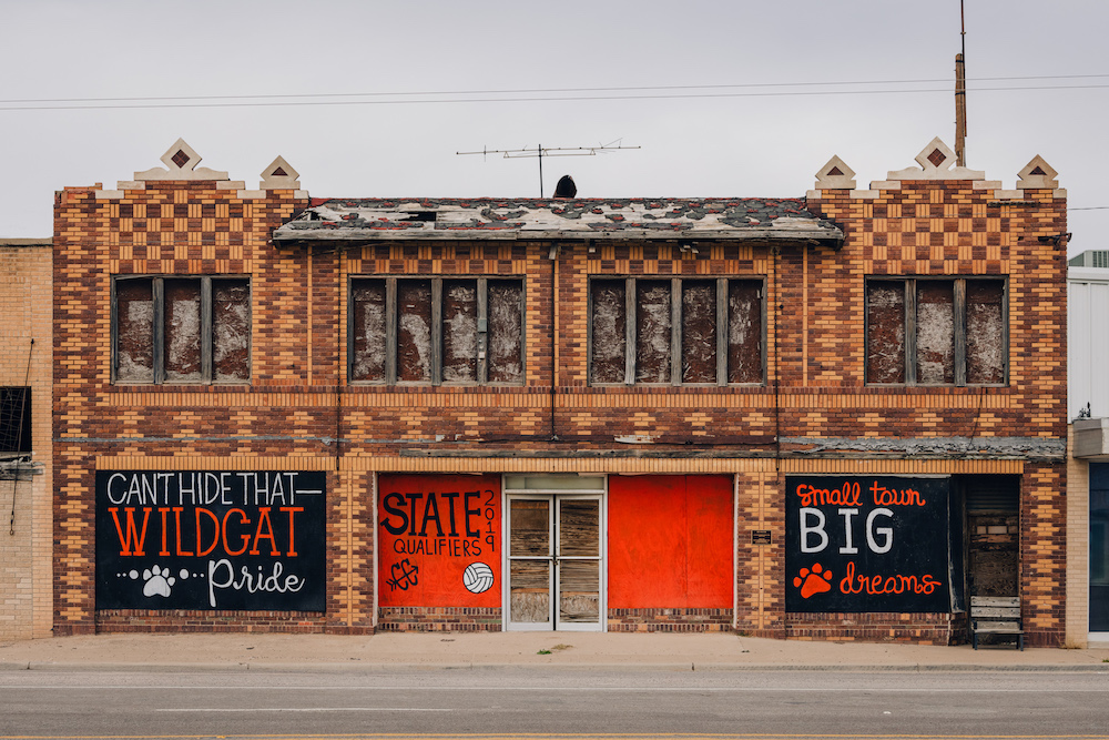 Closed Rig Theater in Wink, Texas, Permian Basin