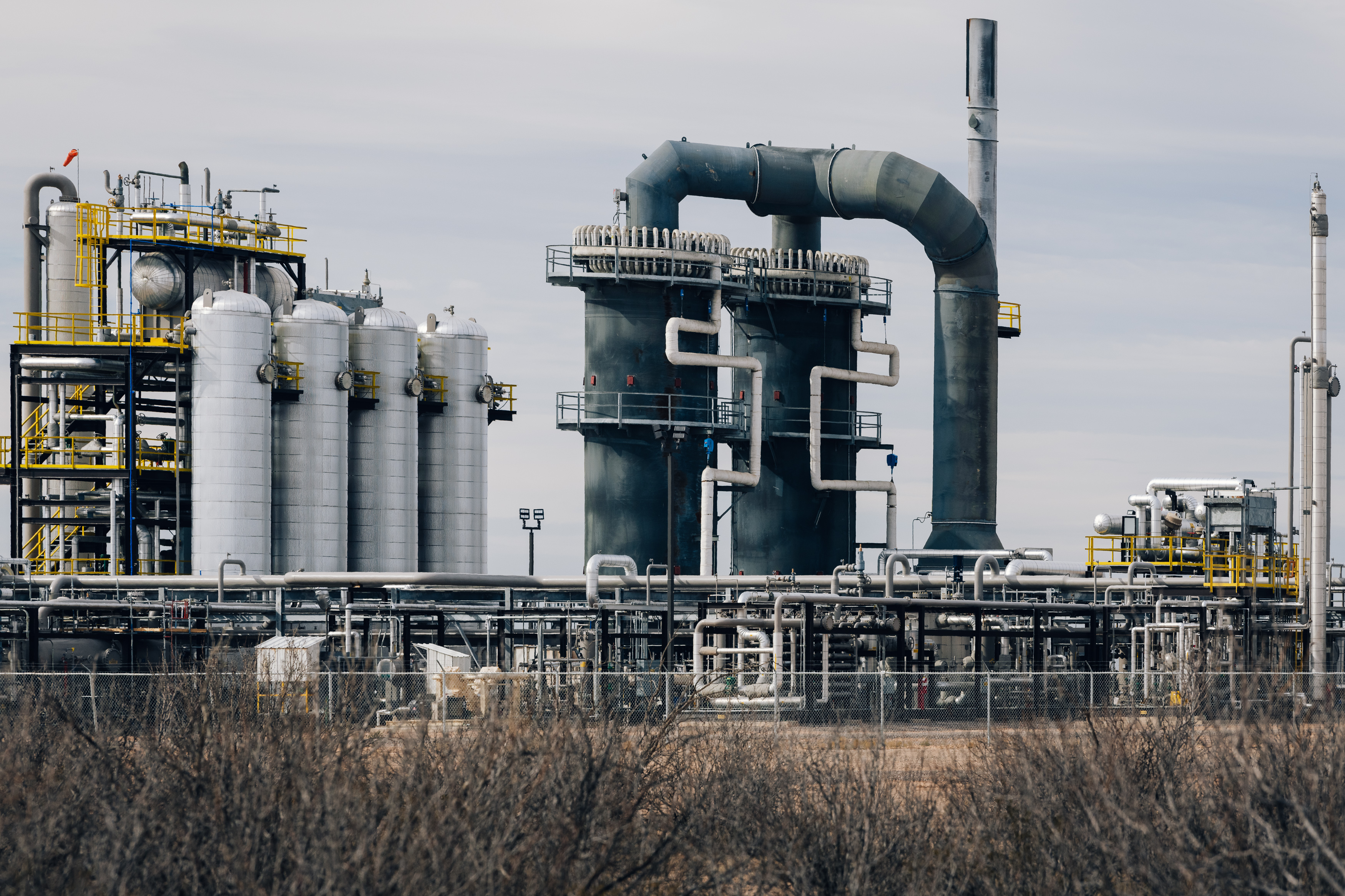 EagleClaw's East Toyah cryogenic processing plant in Reeve's County, Texas.