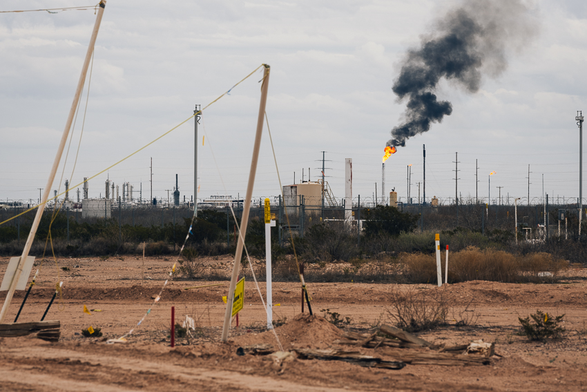 Enterprise WAHA Gas Plant. Reeves County, Texas.