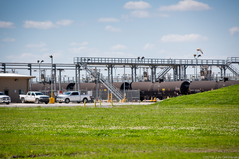 NuStar's railroad terminal in St. James