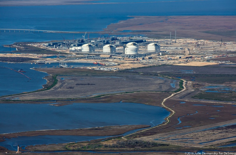 LNG facility in Cameron, Louisiana