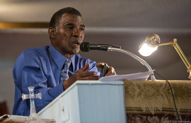 Pastor Harry Joseph of St. James, Louisiana's Mount Triumph Baptist Church