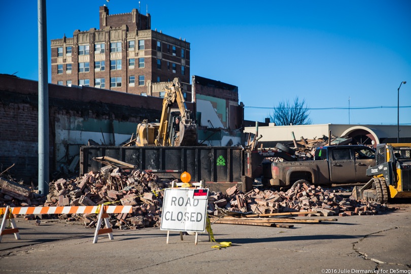 Earthquake damage in Oklahoma