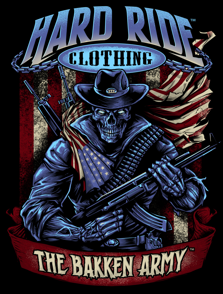 American Patriot 2, "Bakken Army Three Percenter," graphic