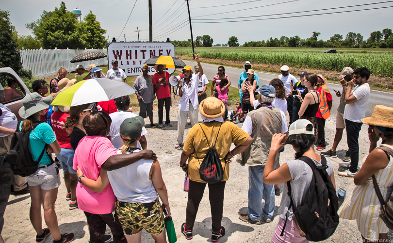 CADA members in front of Whitney Plantation museum