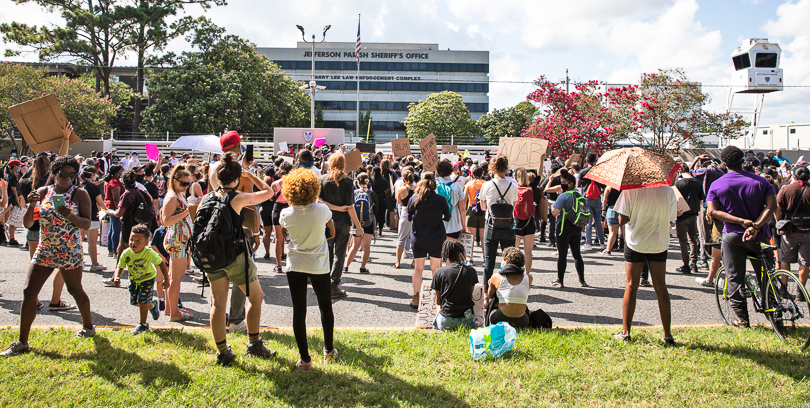 Hundreds gathered on June 4 in Jefferson Parish, on the west bank of the Crescent City Connection demanding    the release of video related to the death of Modesto Reyes while in the custody of the Jefferson Parish police. 