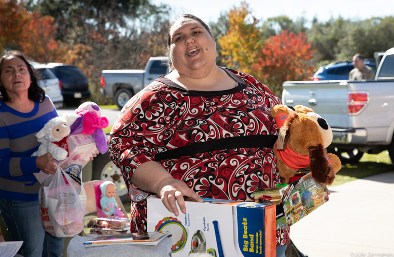 Chantel Comardelle, executive secretary of the Isle de Jean Charles Band of Biloxi-Chitamacha-Choctaw Tribe