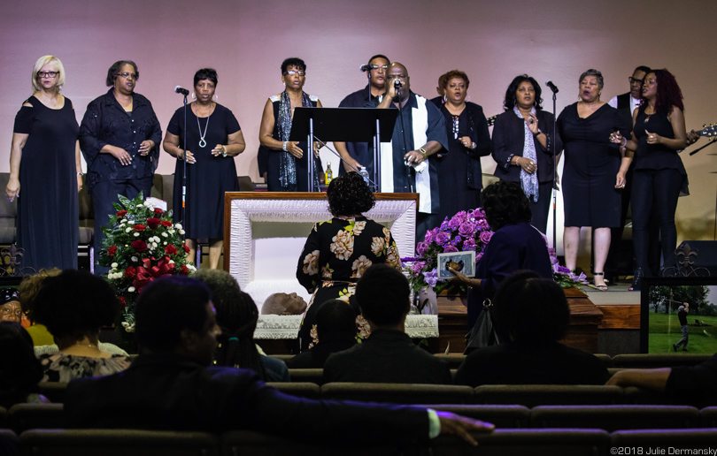 Funeral of Walter Gerard, member of the Concerned Citizens of St. John the Baptist Parish.