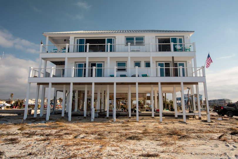 Russell King's house still standing in Mexico Beach, Florida