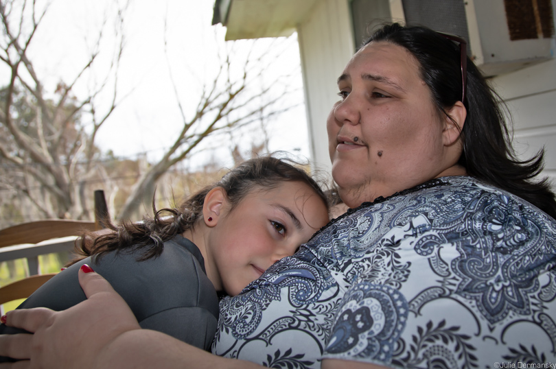 IDJC executive secretary Chantel Comardelle and her daughter