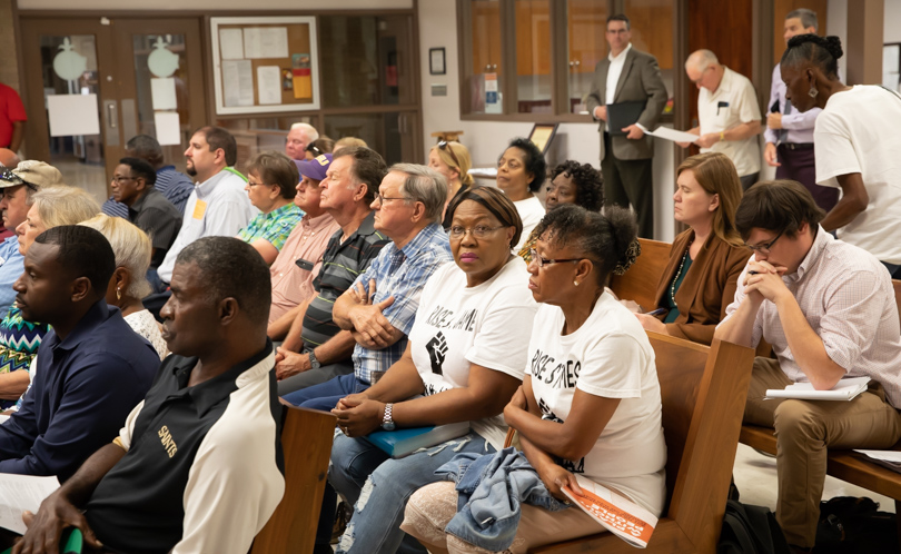 Packed St. James Parish Council meeting July 24