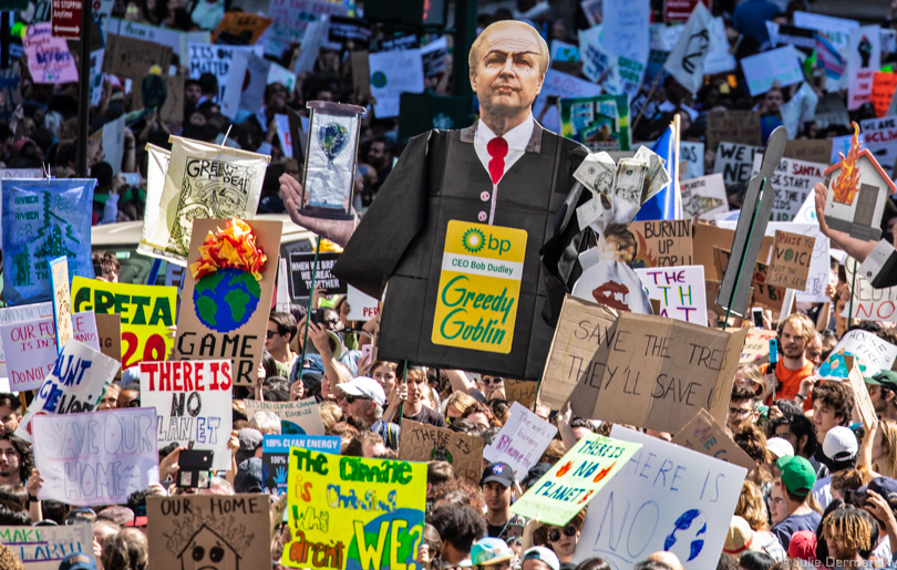 Climate strikers in New York City