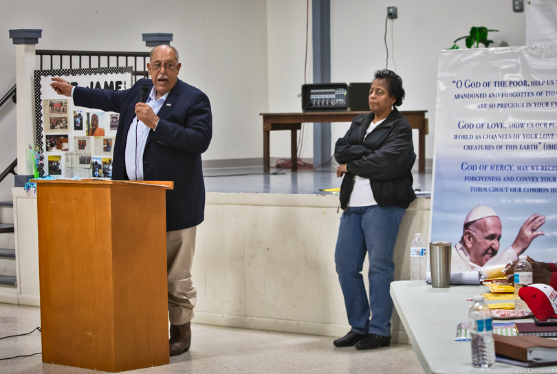 Lt. General Russel Honoré speaking at a RISE St. James event