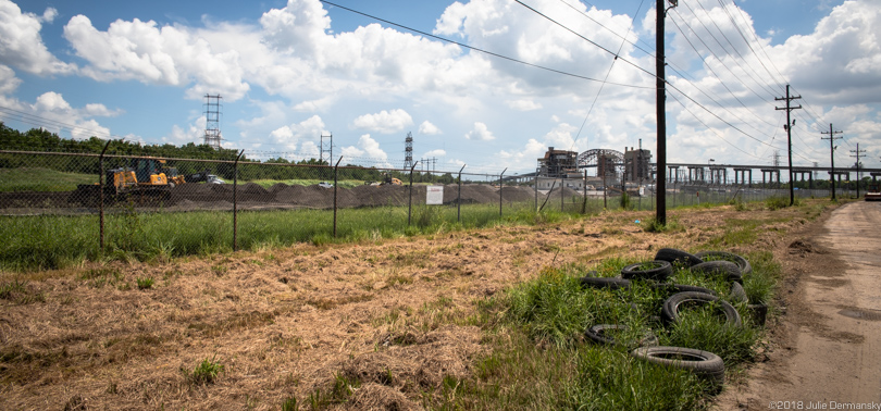 Entergy’s site in New Orleans East, where the land already is being prepared for the natural gas power plant.