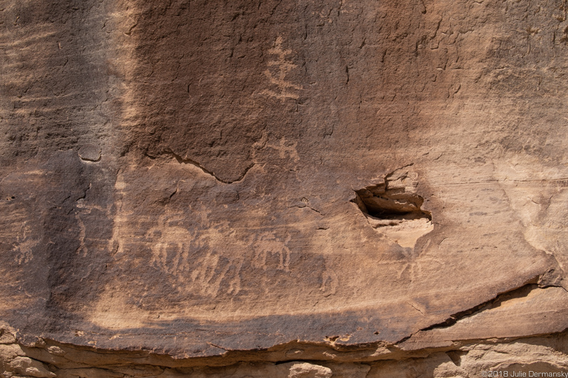 Rock art in an area of Grand Staircase-Escalante that has lost federal protection under Trump.