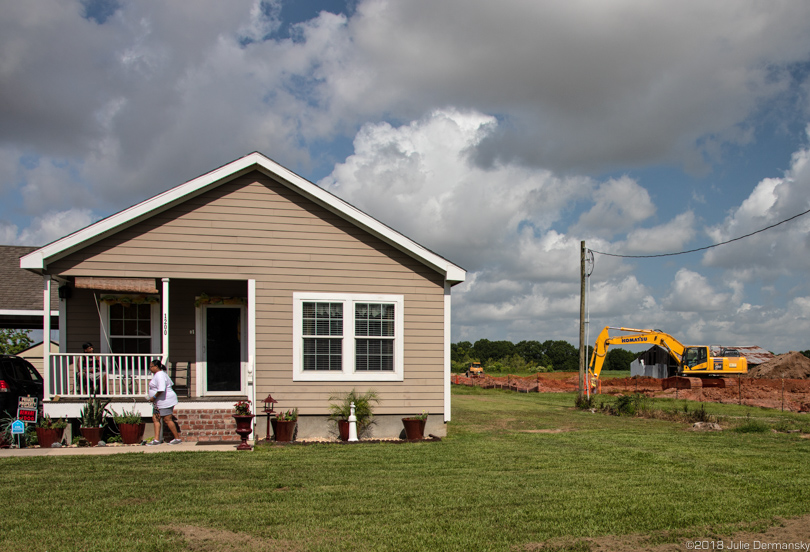 Tillies' house near the Bayou Bridge pipeline